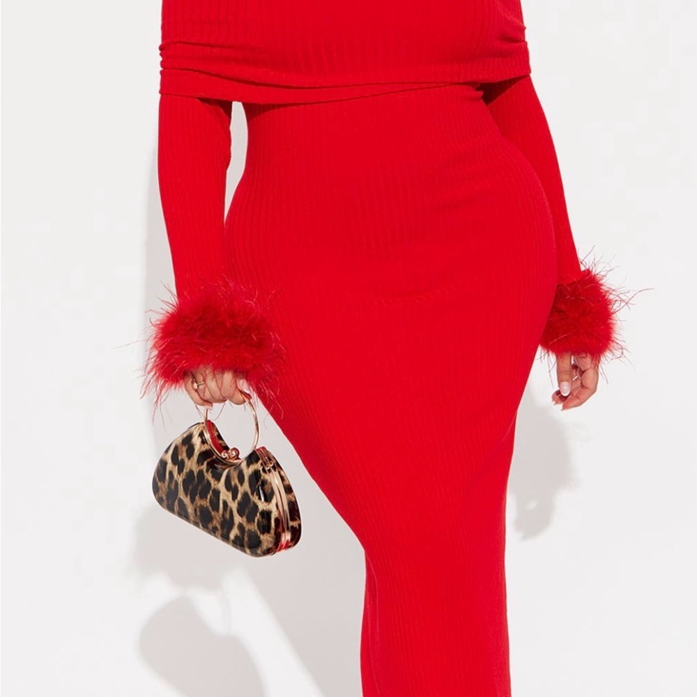 Fashion Nova Vibrant Red Dress